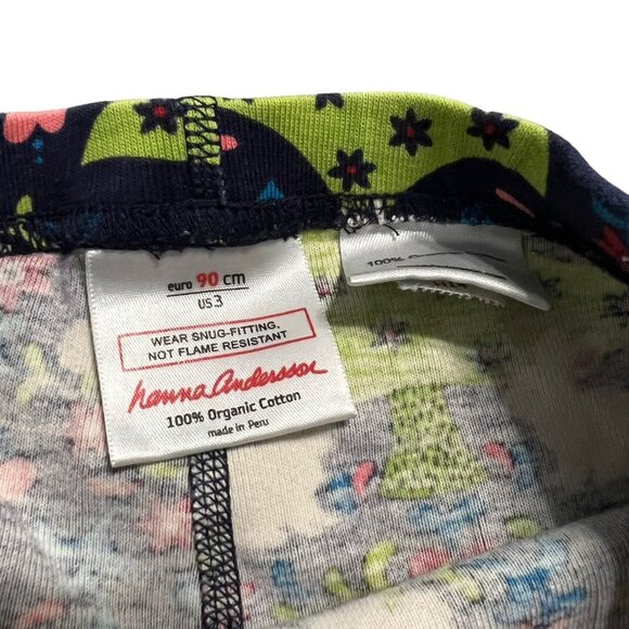 Hanna Andersson Sz 90 (3) Woodland Bunny Christmas Tree Pajamas - Picture 8 of 9